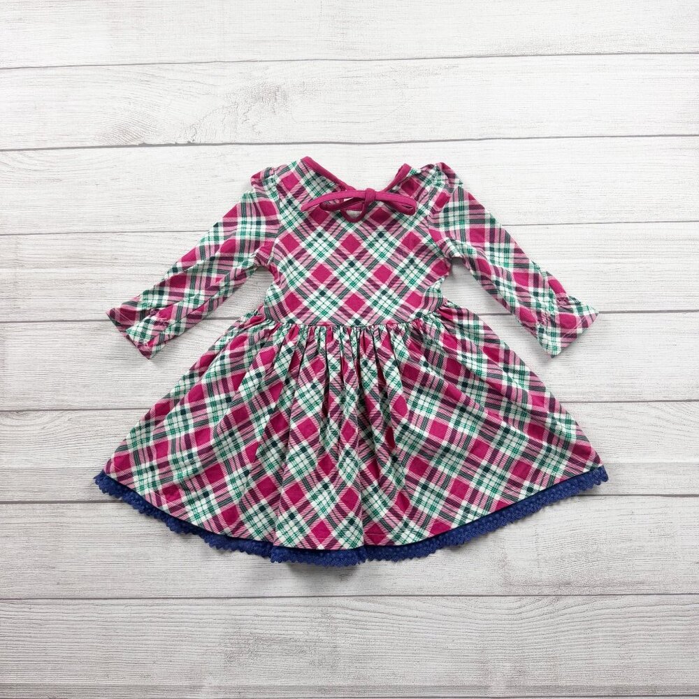 Wild Flowers Plaid Dress - Picture 4 of 4
